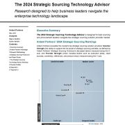 Ardent Partners’ 2024 Strategic Sourcing Technology Advisor Report